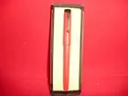 Parker Vintage Big Red Rollerball Pen-Red-chrome trim --new refill--Boxed