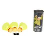 Speedminton Night 3Pk Speeder Tube Birdies for Outdoor Games Speed