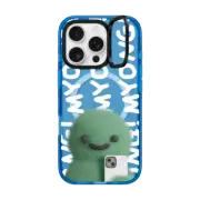 iPhone 16 Pro Impact Ring Stand Case MagSafe Compatible Myong Dinosaurs and Phones
