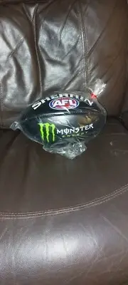 ~*~SHERRIN "MONSTER ENERGY" FOOTBALL~BLACK~SIZE 5~*~
