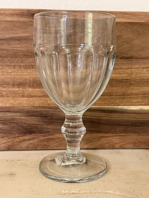 Libbey DuraTuff GIBRALTAR CLEAR 15247 Panels 11.5 OZ Glass Water Goblet NEW