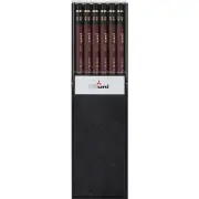 Uni Wooden Pencil, 4B, Box of 12 (HU4B) 4902778973028