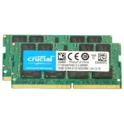 Crucial 32GB 2x16GB PC4-17000 DDR4 2133MHz Laptop SODIMM 260-Pin 2Rx8 Memory RAM