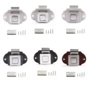 Push Button Catch Lock Keyless for Knob Cupboard Button Lock for RV 2