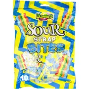 Rainbow Sour Strap Bites (Pack of 10)