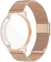 Metal Strap for Garmin Venu 3 3s 41mm 45mm Watch Band Compatible with Garmin Venu3s Screen Protector Case TPU Soft Cover Bumper