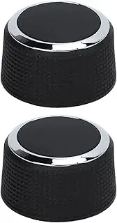 2 Pcs Rear Radio Volume Control Knob, Volume Control Knob Dial Tuner, Vehicle Rear Radio Replacement Kit for EXT 2007-2011
