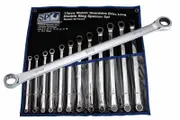 SP Tools SP10412 - Ring Geardrive Spanner Set 12 Piece Metric Extra Long
