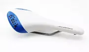 Fizik Antares Road Mountain eBike Cycling Saddle Manganese-Rails White&Blue Seat