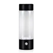 Nevenka Hydrogen Water Bottle Generator with SPE PEM Technology Improve Water in 3 Minutes for Home Office and Travel-Black