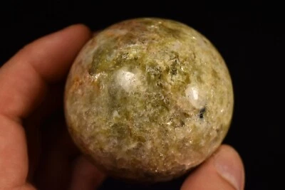 *GREEN FELDSPAR* Sphere 6.3cm 340g Healing Crystal Ball Inner Growth Strength