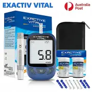 EXACTIVE VITAL Blood Glucose Sugar Monitor Testing Meter Kit Diabetes Tester Set