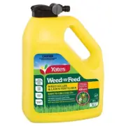 Yates 4L Weed 'n' Feed Hose On Lawn Weed Killer , Easy to use on/off switch .