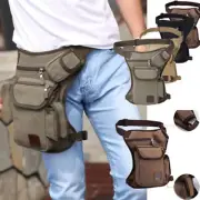 Outdoor Hiking Camping Sport Waist Packs Leg Bag Canvas Waist Bag Money Belt Bag