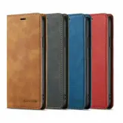 Flip Leather Wallet Case For iPhone 16 Pro Max Plus 15 14 13 12 11 X Phone Cover