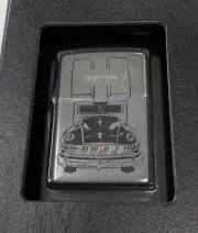 2008 ZIPPO CAR 10TH ANNIVERSARY DOUBLE SIDED 950/1500 LIGHTER UNFIRED N BOX E118