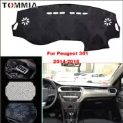 Car Interior Dashboard Dash Mat Non-Slip Sun Cover Pad For Peugeot 301 2014-2016