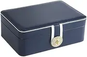 Creative Jewelry Box Double Layer Portable Storage Ring Travel Watch Display Storage Box Earring Necklace FANDIAO