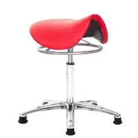 在飛比找ETMall東森購物網優惠-GXG 馬鞍型 工作椅 (鋁合金腳座) 拉環升降款 TW-T
