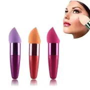 3pc Make-up Brush Mixer Sponge Head Foundation Make-up Sponge Puff Head