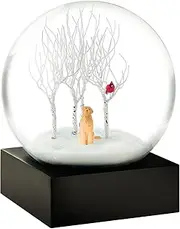 Lab in Woods Snow Globe by Cool Snow Globes