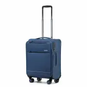 Tosca So-Lite 4W 54cm Carry-On Suitcase Blue
