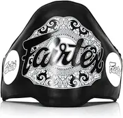 Fairtex BPV2 Light-Weight Belly Pad Muay Thai | Premium Leather Gear |Maximum Safety | Lightweight Design, Adjustable Straps, Reinforced Plastic Inside |Trainer-Friendly with 4Layer Foam Core