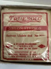 BLACK DIAMOND TRUESOLO BARITONE UKULELE 2nd STRINGS NO-N71 NYLON Full Box Dozen