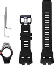 XIW Compatible for Casio GBD-100 GBD-100SM GBD100 Resin Watch Band Replacement for men Wirstband Strap women Bracelet