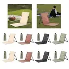 Beach Chair with Back Support Oxford for Hiking Sporting Events Trekking