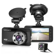 ORSKEY Dash Cam Front and Rear 1080P Full HD Dual Dash Camera in Car Camera D...