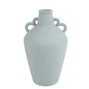 Maine & Crawford Ollie 24cm Textured Stoneware Flower Vase Home Room Decor Blue