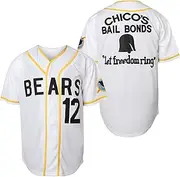 [MESOSPERO] Bad News Bears 12 Tanner Boyle 3 Leak 1976 Chico's Bail Bonds Movie Baseball Jersey Men