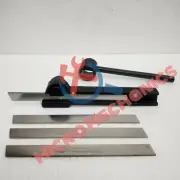 LATHE CUT OFF PARTING TOOL HOLDER + 4 PIECES OF HSS BLADE 1/16 x 5/16” x 3-1/2