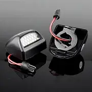 DEMULAX 2Pcs 12v 6000k For Escalade ESV 2003-2006 Escalade EXT 02-2013 LIGHT Car Number License Plate Lights Lamp Auto Luces New Car Number Plate Light