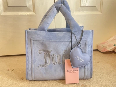 Juicy Couture Big Spender Mini Tote - Slate Blue. Brand New With Tags