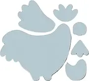Acrylic Quilting Templates | Acrylic Chicken Sewing Stencil | Reusable Hand Pattern Crafts Accessories Stencil Sew Simple Shapes for Beginner