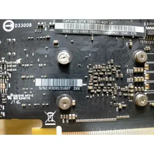 E.PCI-E顯示卡-微星GeForce GTX 1050 Ti 4GT LP DDR5 128bit  直購價4880