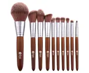 9PCS wooden makeup brushes retro professional Blush Brush