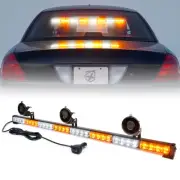 35.5 Inch Traffic Advisor Light Bar 21 Flash Patterns 32 Led Warning Emergency