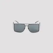 [Saint Laurent] Saint Laurent-Black Sl 750 Metal Sunglasses-Uomo OS OS