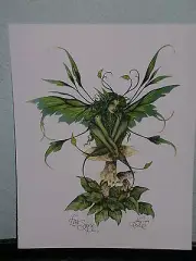 Amy Brown - Leaf Sprite - OUT OF PRINT - VERY RARE