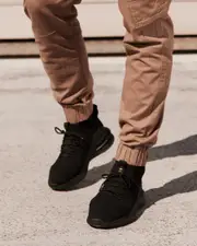 [Lucid] Lucid Men's Ashford Shoes in Black/Gold Size 8 8 Black/Gold