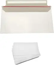 Cardboard Mailer Business Document Envelopes DLX 240x130mm 300GSM (Pack of 200)