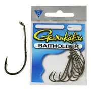 Gamakatsu Baitholder Black Fishing Hooks Pre Pack Sizes 1/0 to 4/0