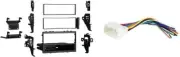Car Stereo Dash Install Mounting Kit Wire Harness for Honda 1986- 2008, Model: H