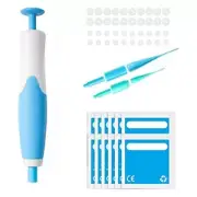 2 In1 Painless Auto Skin Tag Mole Wart Removal Kit Wart Removing Pen Set F9J3