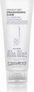 GIOVANNI Straight Fast Straightening Elixir, 200 Milliliters
