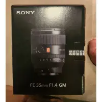 在飛比找蝦皮購物優惠-Sony 35mm F1.4 GM 公司貨 空盒子 盒單 空