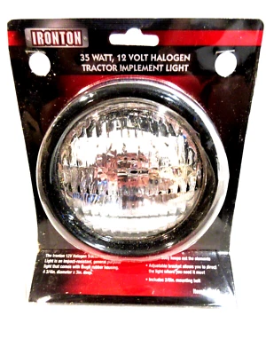 Ironton 35w 12v Tractor Implement Light #40416 NIP